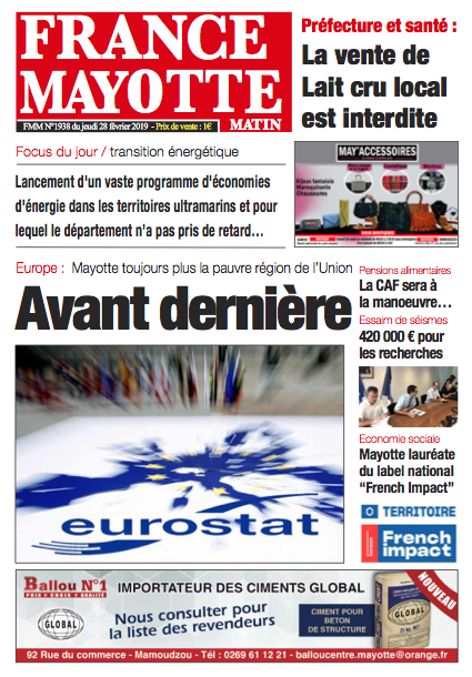 France Mayotte Jeudi 28 février 2019