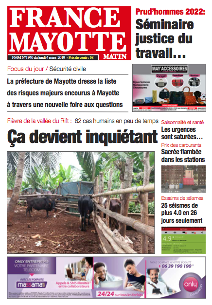France Mayotte Lundi 4 mars 2019