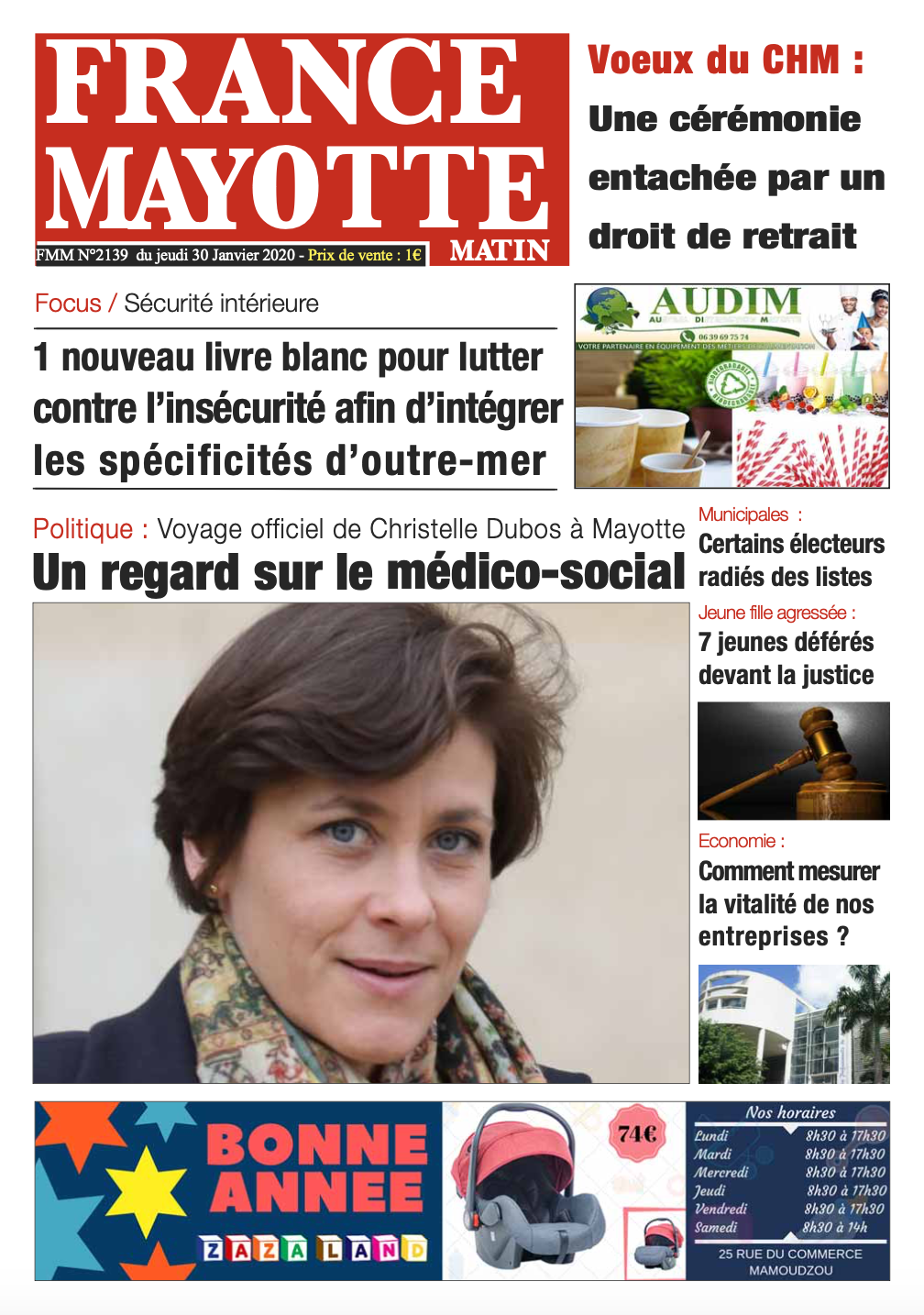 France Mayotte Jeudi 30 janvier 2020