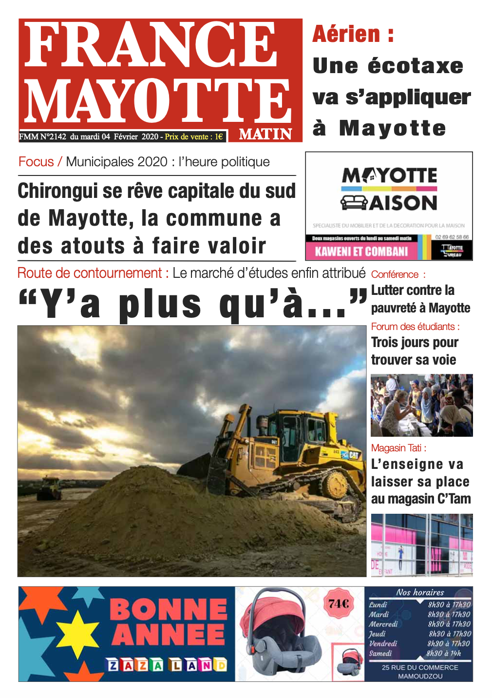 France Mayotte Mardi 4 février 2020