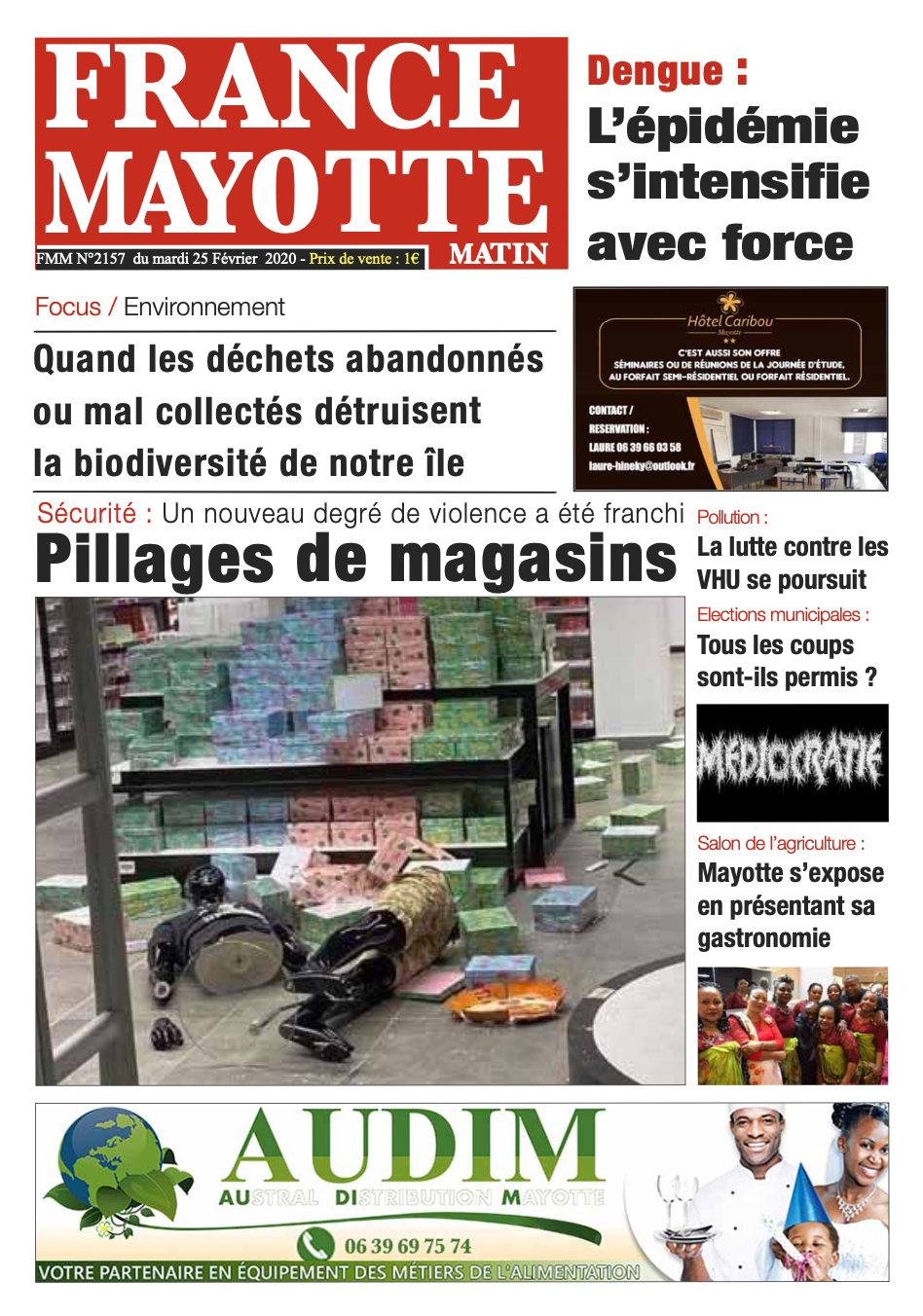 France Mayotte Mardi 25 février 2020