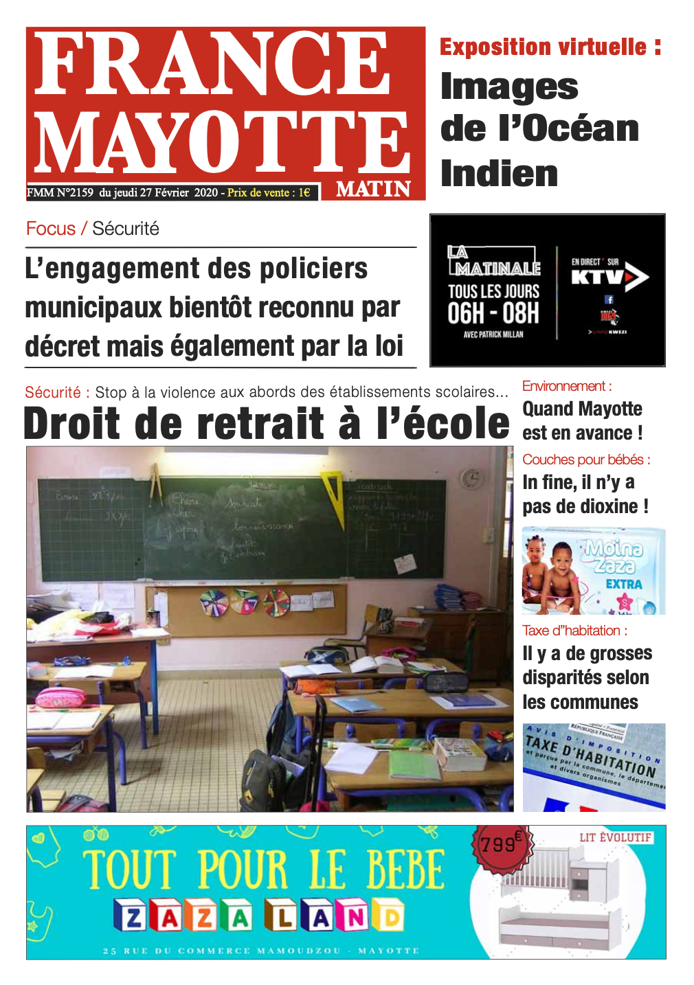 France Mayotte Jeudi 27 février 2020