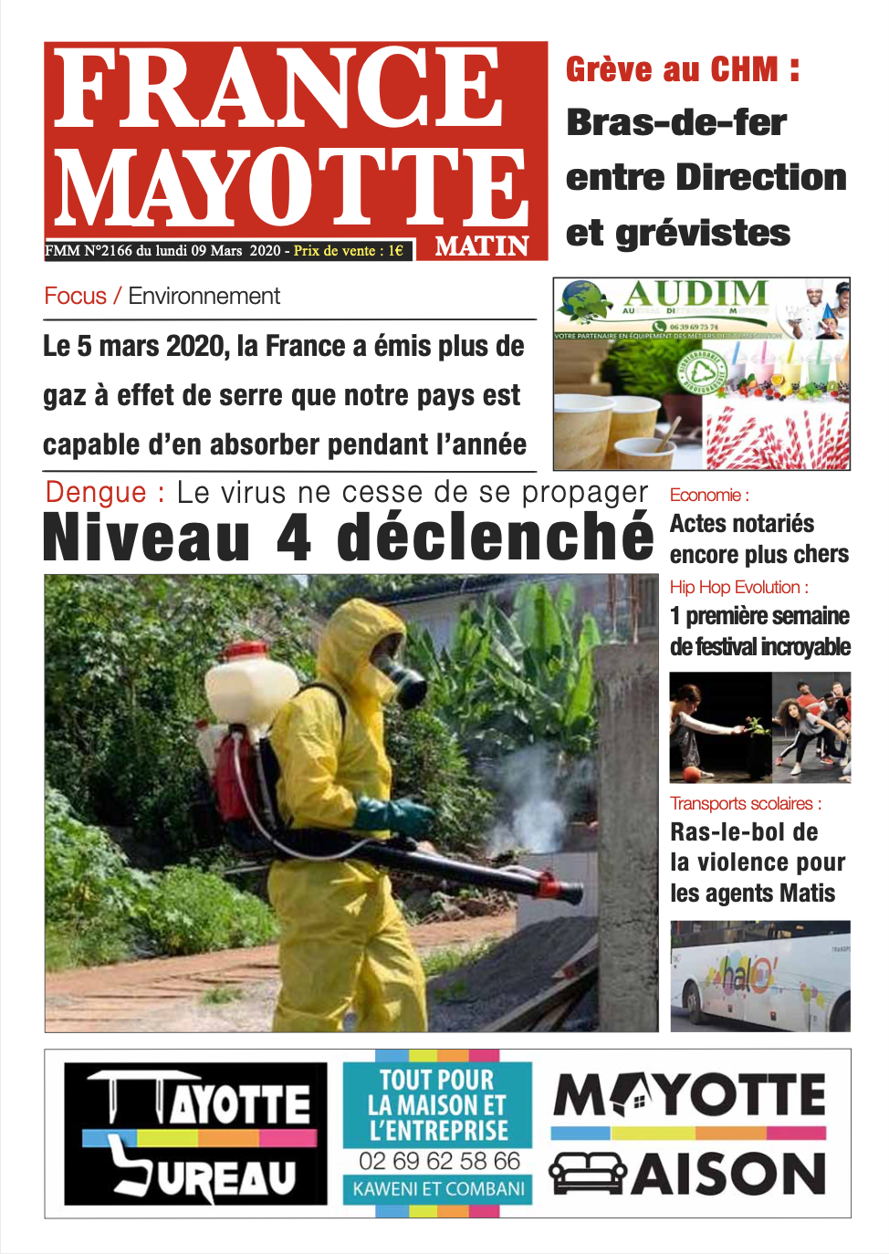 France Mayotte Mardi 10 mars 2020