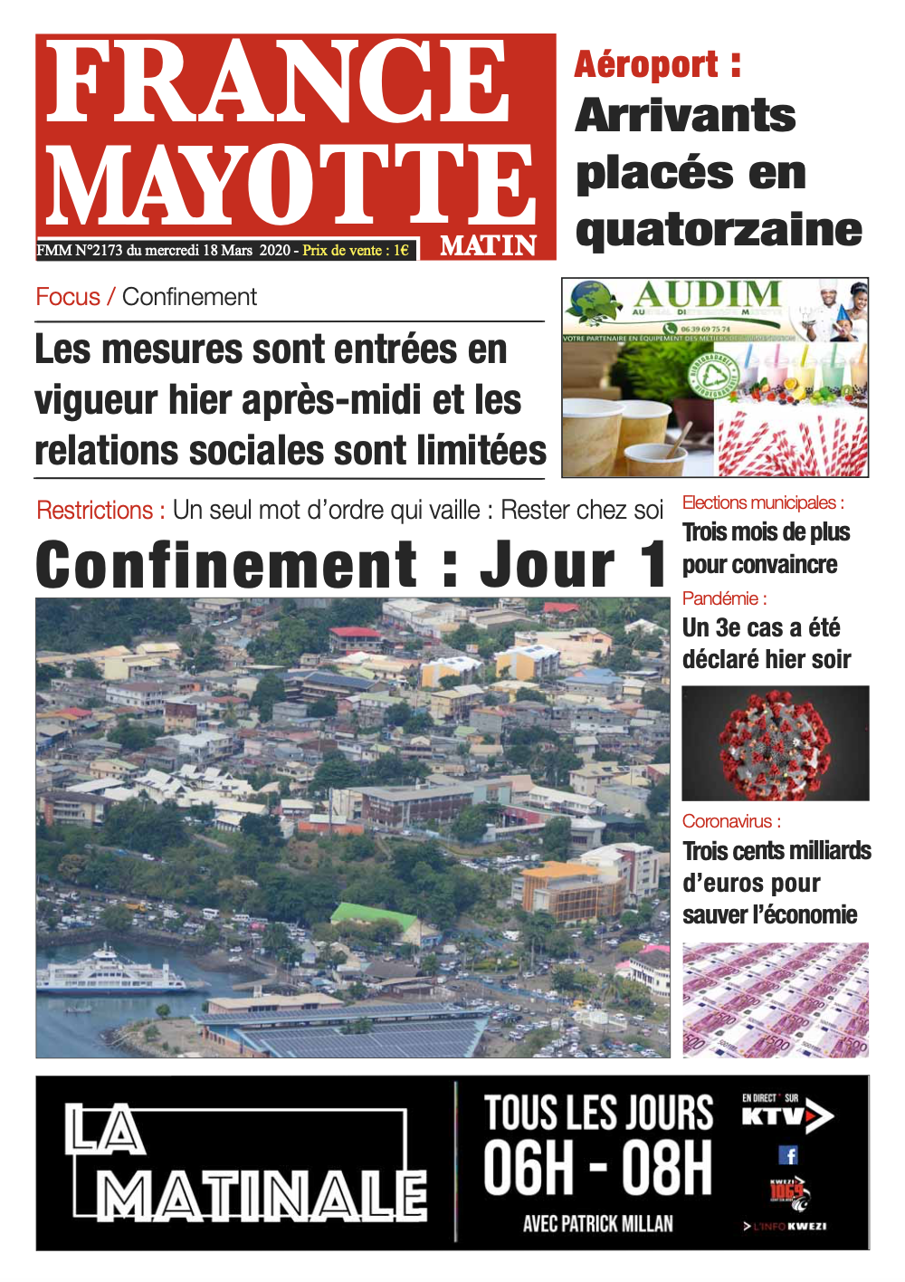 France Mayotte Mercredi 18 mars 2020