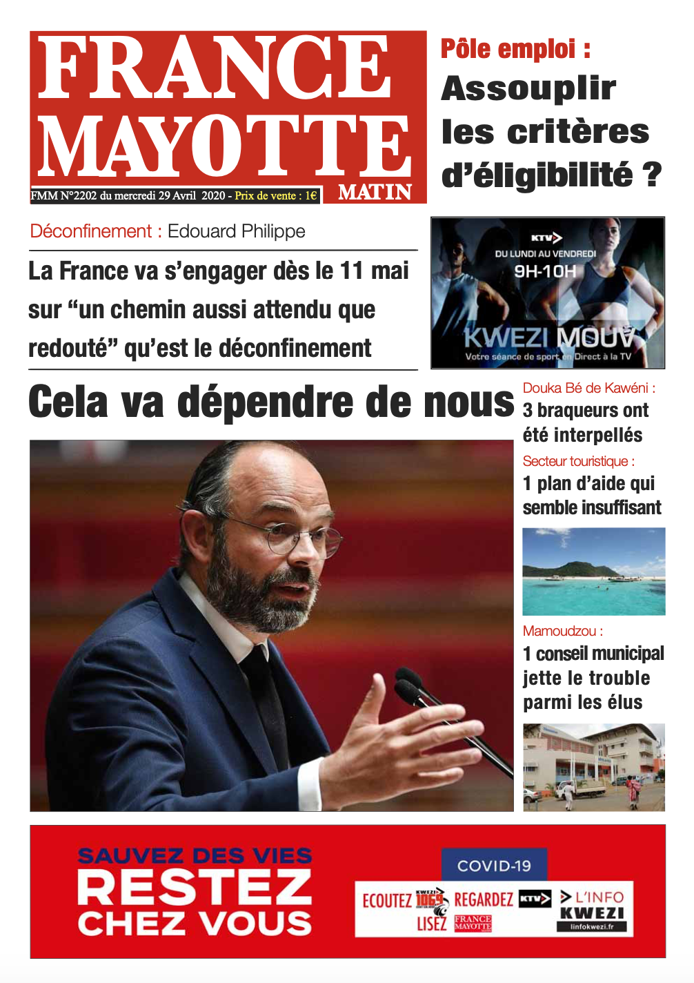 France Mayotte Mercredi 29 avril 2020