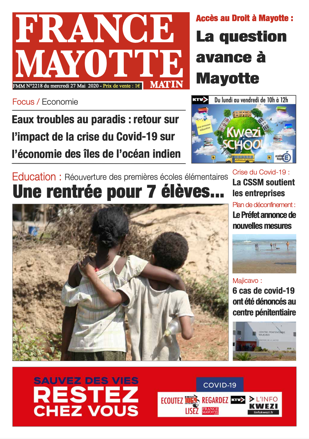 France Mayotte Mercredi 27 mai 2020