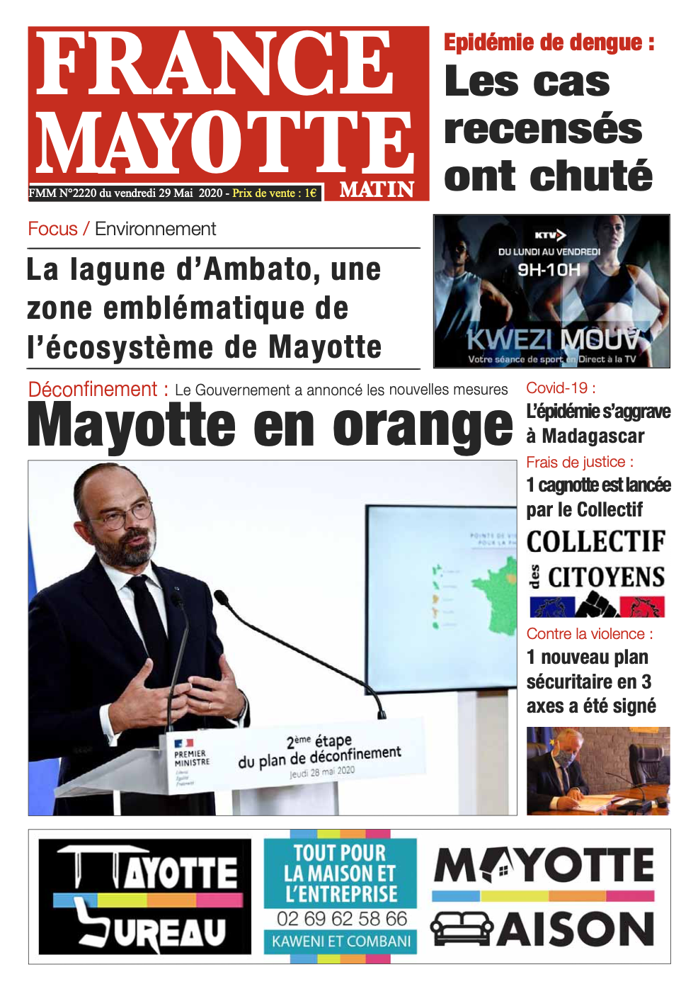 France Mayotte Vendredi 29 mai 2020