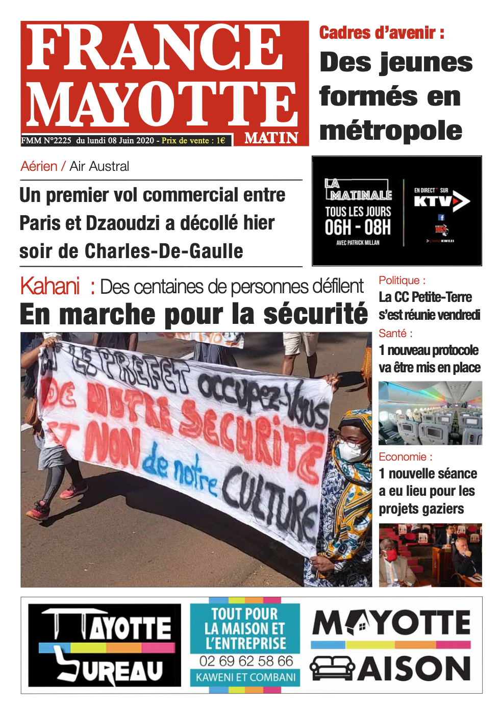 France Mayotte Lundi 8 juin 2020
