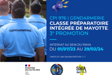 Préparation au concours de sous-officier en gendarmerie : lancement de la 3ème promotion de la classe préparatoire intégrée de Mayotte