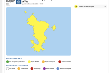 Les pluies arrivent selon Météo France qui place le département en alerte