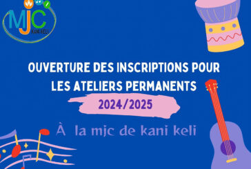 MJC de Kani-Kéli : ouverture des inscriptions aux ateliers de guitare, théâtre, danse, kick-boxing, soutien scolaire…