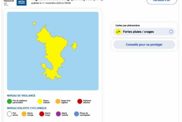 Alerte météo : Mayotte placée en vigilance jaune